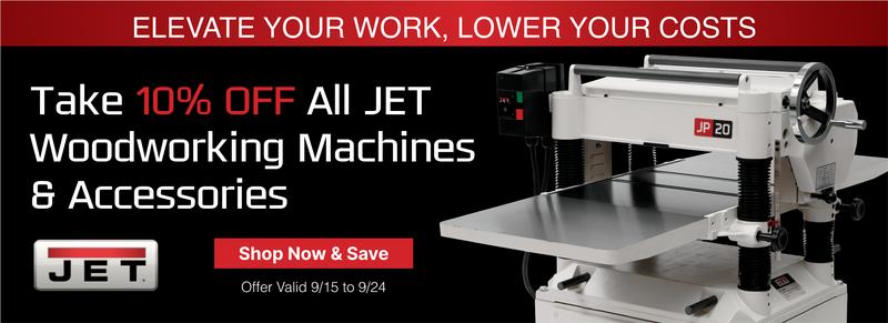 10% OFF All Jet & Powermatic Table Saws