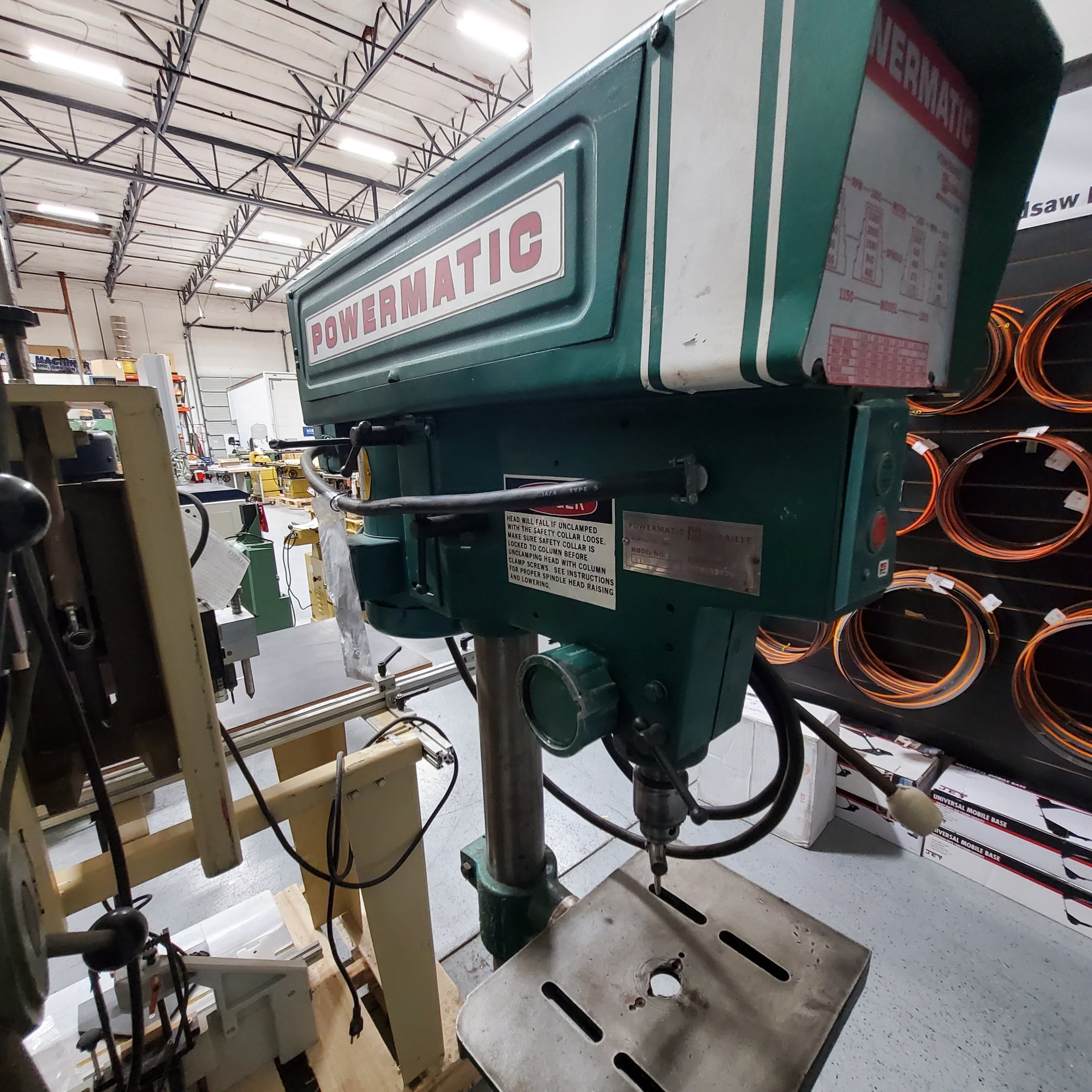 POWERMATIC 1150 DRILL PRESS — Barbo Machinery & Supply