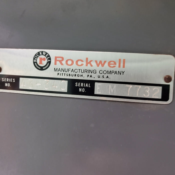 Rockwell shaper 43-340