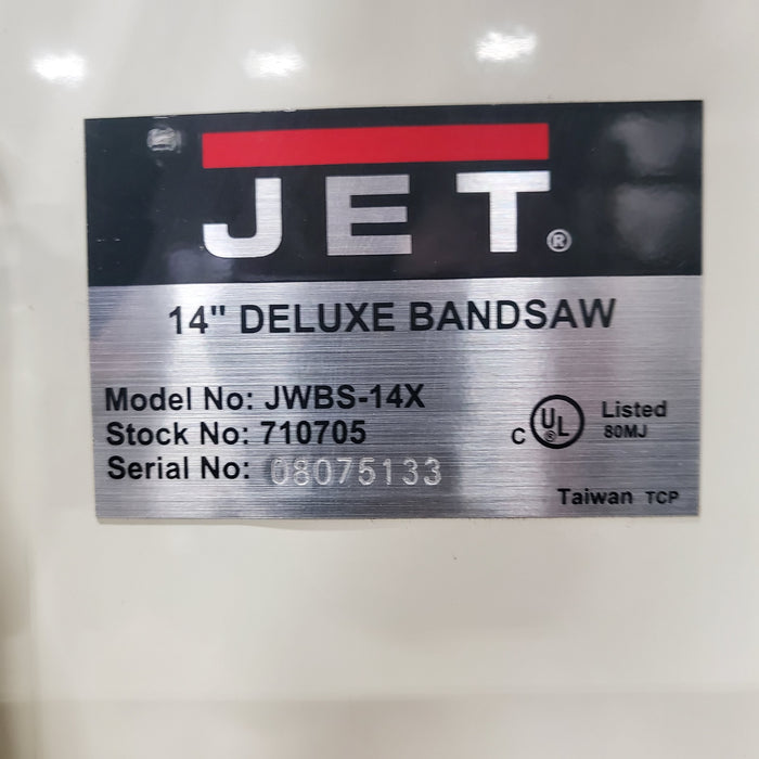 Jet 14in Deluxe Bandsaw JWBS-14X