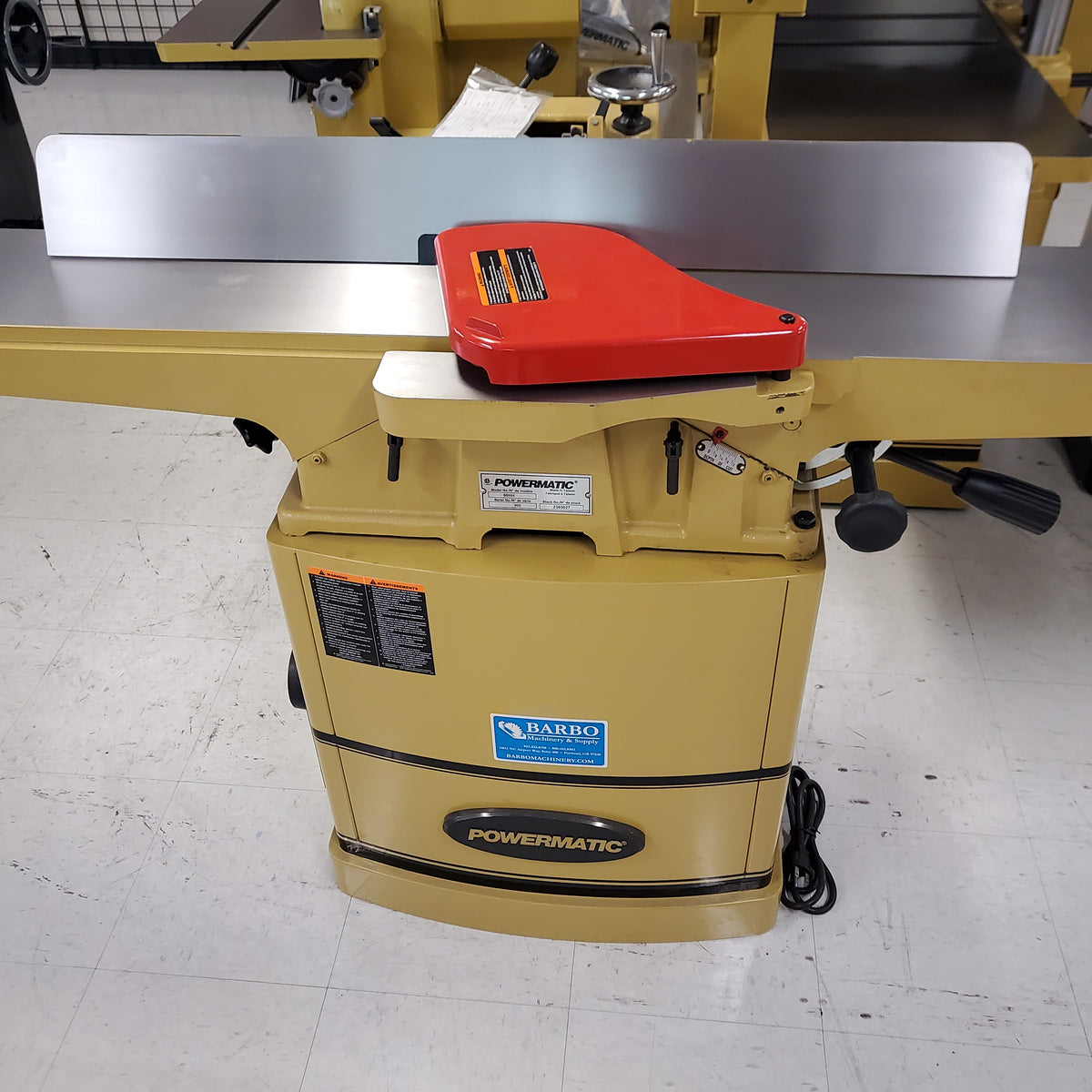 Powermatic 8in Jointer 1610084K — Barbo Machinery & Supply