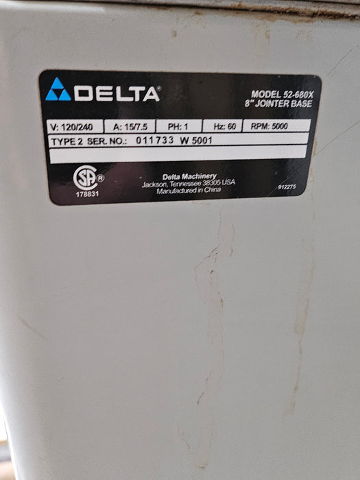 DELTA 8IN Jointer