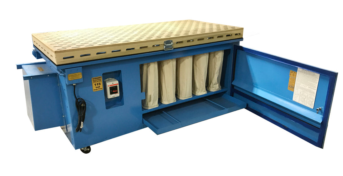 Denray Downdraft Tables  (Tube Type Filtration)