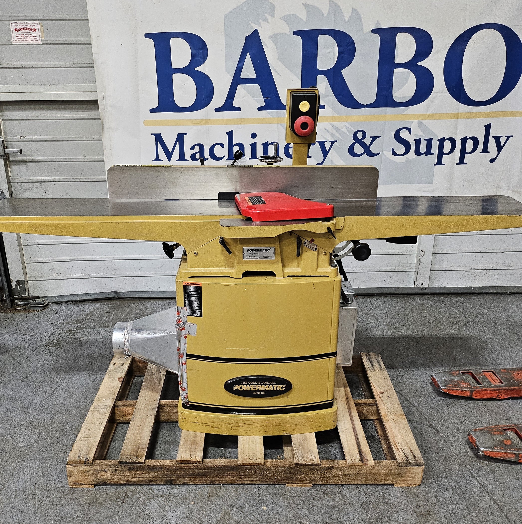 Powermatic 8in Jointer Model 60 — Barbo Machinery & Supply