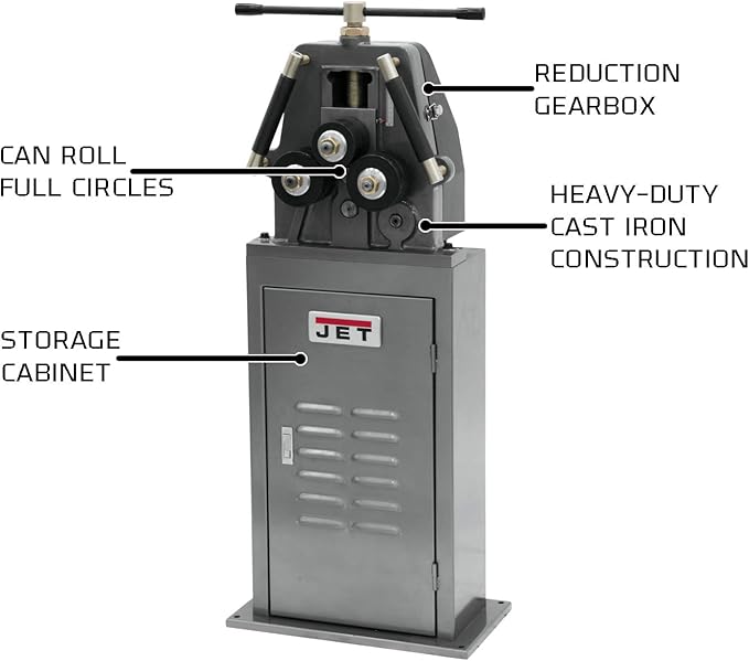 JET MPR-10HV MANUAL PINCH ROLL ROLLER