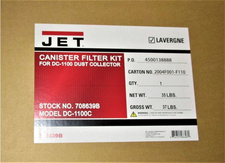 Jet 2 MICRON CANISTER FILTER KIT DC1100 DC1200 SHPEX