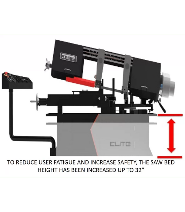 EHB-1018VMH 10x18 SemiAuto VSM Hyd Vis