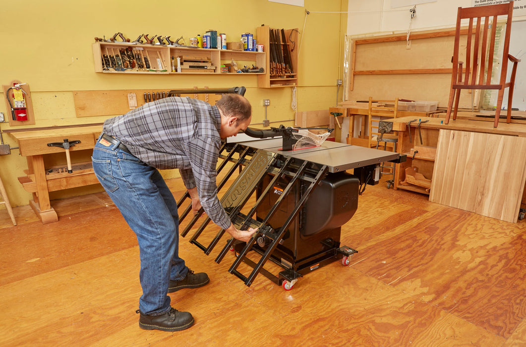 Folding Outfeed Table