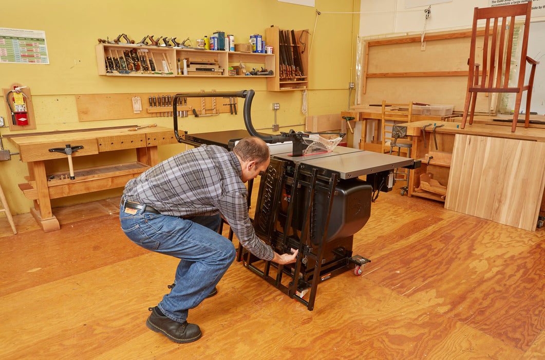 Folding Outfeed Table