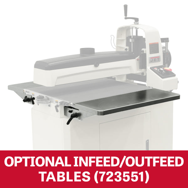 Jet JWDS-2550 Drum Sander w/Closed Stand